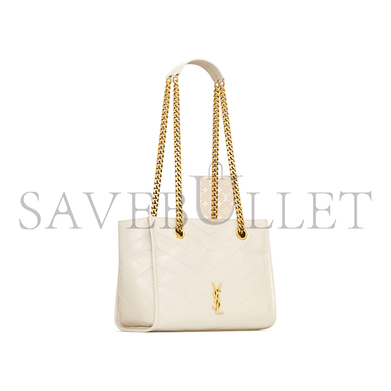YSL NIKI SMALL SHOPPING IN VINTAGE LEATHER 8726800EN079207 (25*19*10cm)